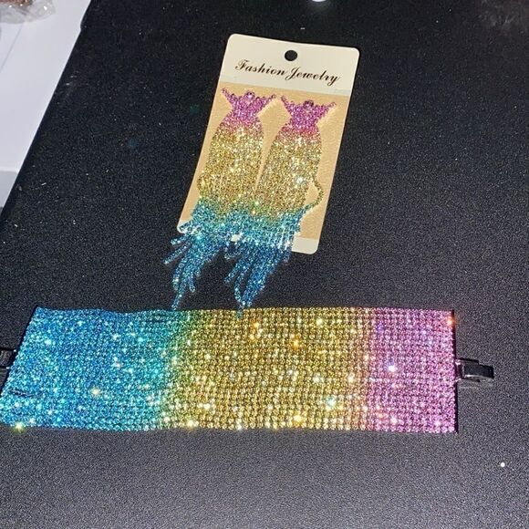 Multicolor Yellow Earrings set  - Picture 1 of 1